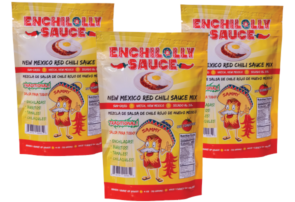 3-Pack Enchilolly Sauce -- New Mexico Red Chile Sauce