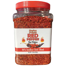 Red Pepper HOT Flakes -- Wholesale 2-Pack, 1.4lb Containers