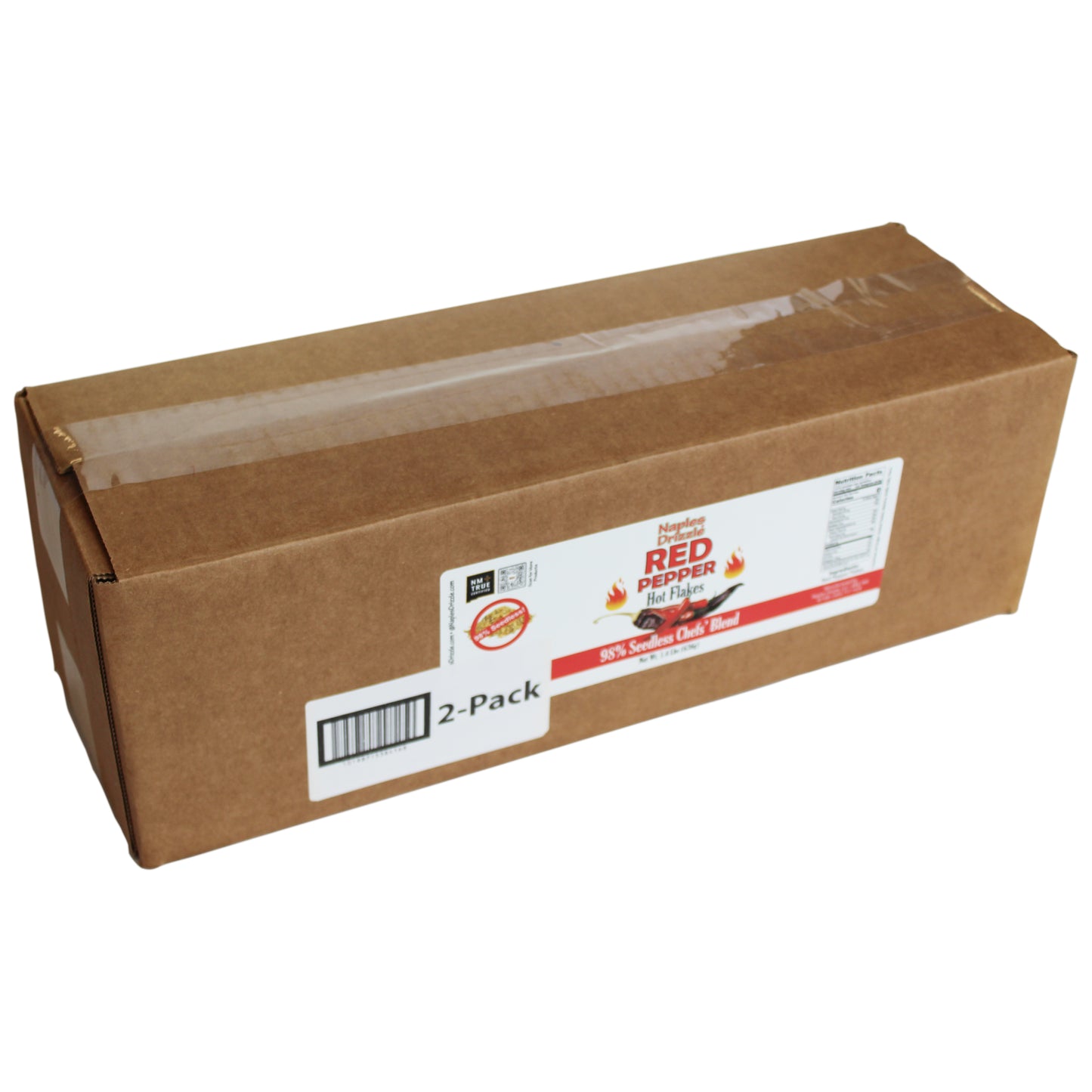 Red Pepper HOT Flakes -- Wholesale 2-Pack, 1.4lb Containers