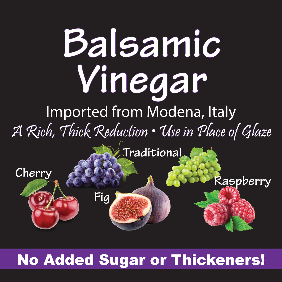 Balsamic Vinegar Sampler 4-Pack 1 fl oz Mini