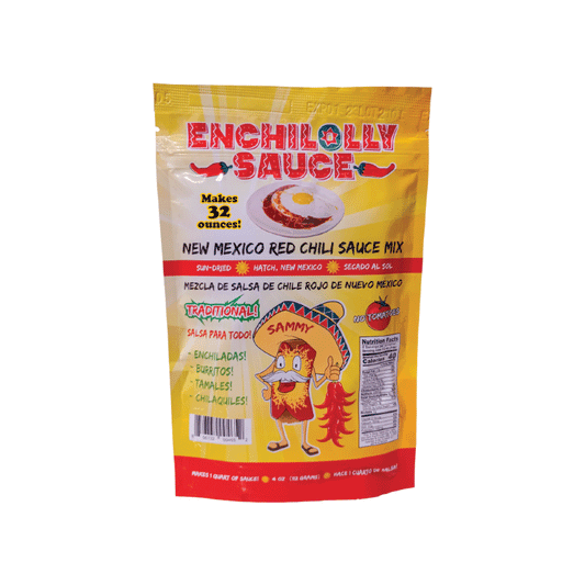 Enchilolly Sauce -- New Mexico Red Chile Sauce 4 oz
