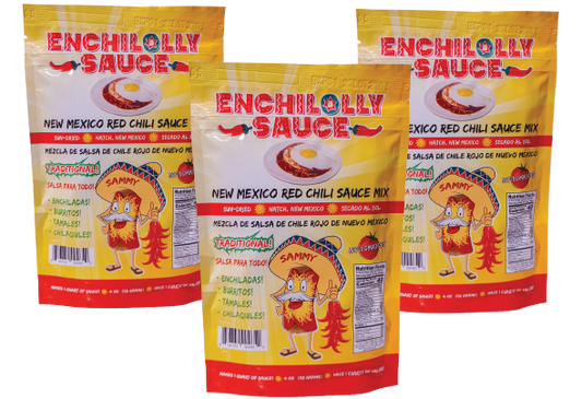 3-Pack Enchilolly Sauce -- New Mexico Red Chile Sauce