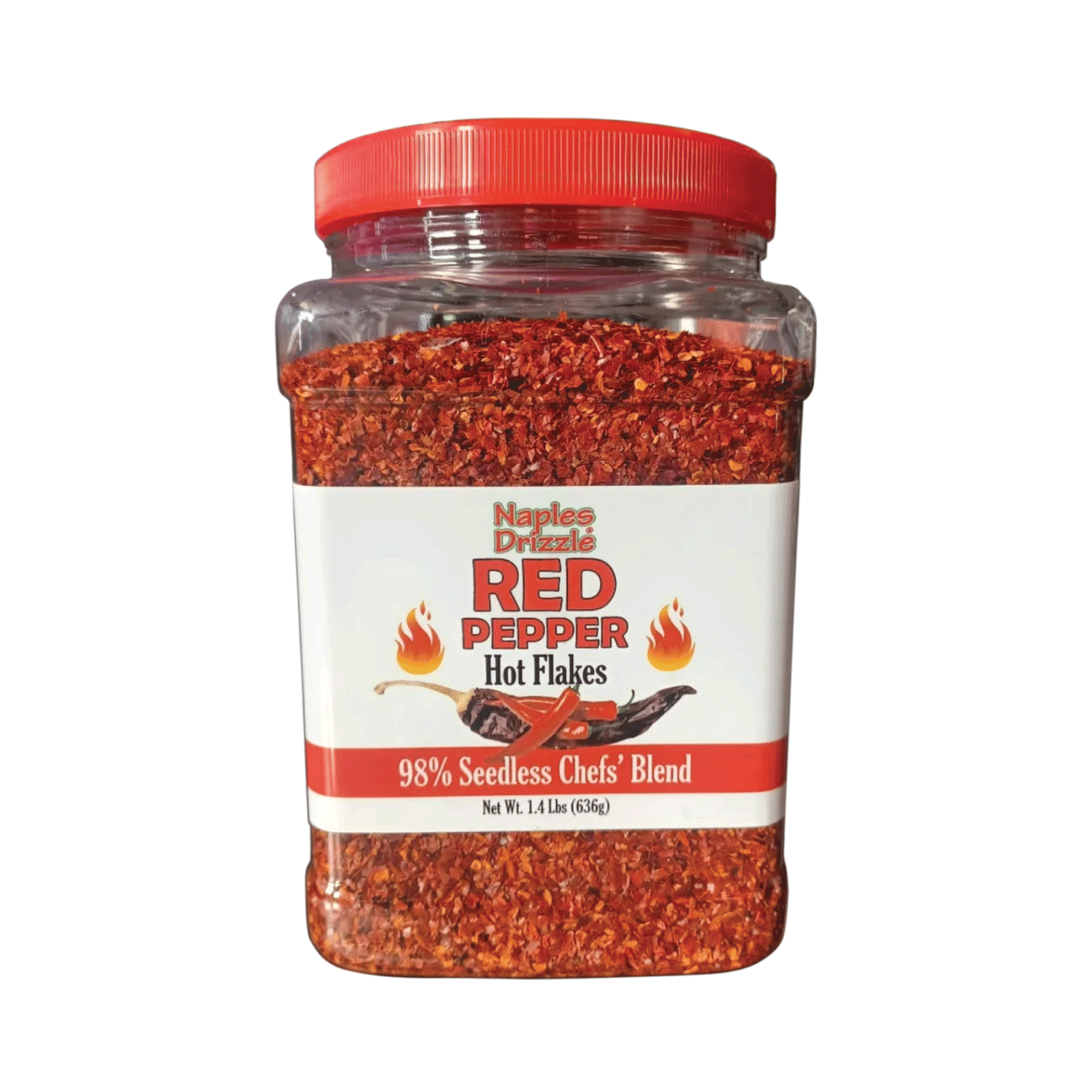 Red Pepper Hot Flakes 1.4 lbs -- 98% Seedless!