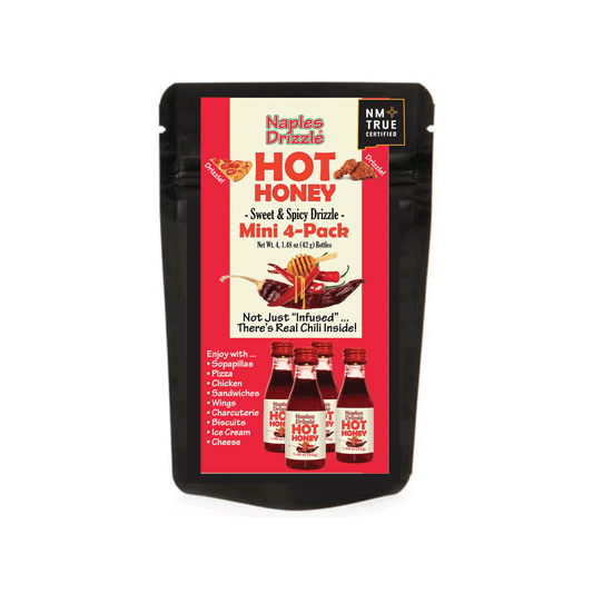 Hot Honey Mini 4-Pack (1.48 oz Mini Bottles)