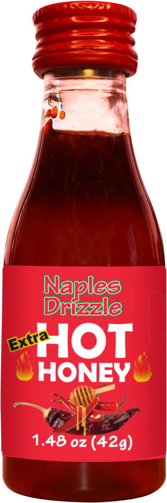 Mini 1.48oz EXTRA-HOT Honey - Travel Size