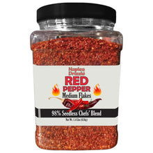 Red Pepper MEDIUM Flakes -- Wholesale 2-Pack, 1.4lb Containers