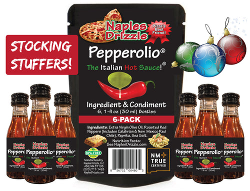 6-Pack Mini Naples Drizzle® Italian Chili Oil - Travel Size