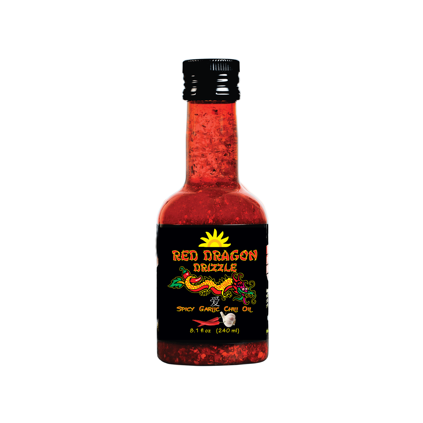 Red Dragon Drizzle® "Spicy Garlic Chili Oil" 8.1 fl oz