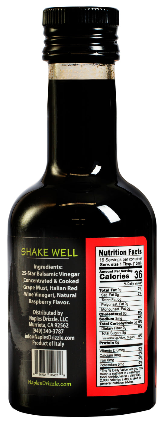 RASPBERRY Balsamic Vinegar of Modena 8.5 fl oz